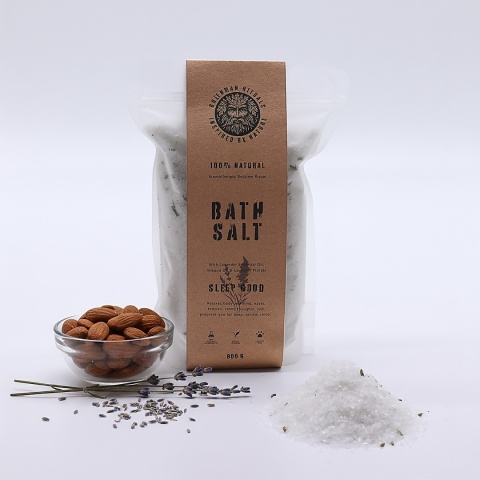 Greenman Rituals Sól do Kąpieli Epsom Lawendowa Aromaterapia - Śpij Dobrze 800 g