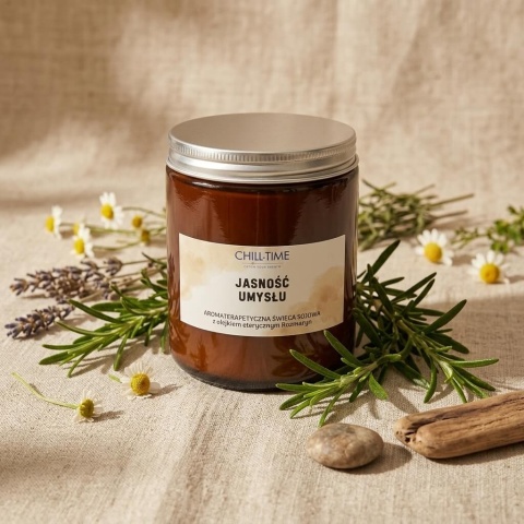 JASNOŚĆ UMYSŁU - Aromaterapeutyczna Świeca Sojowa 200 g