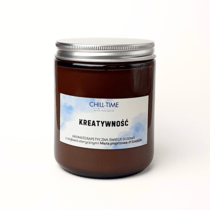KREATYWNOŚĆ- Aromaterapeutyczna Świeca Sojowa 200 g