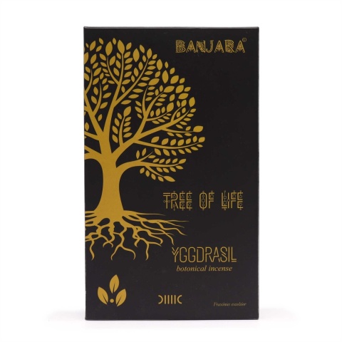 Kadzidełka Botaniczne Banjara - Drzewo Yggdrasil - naturalne kadzidła indyjskie
