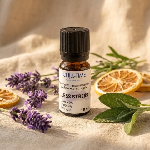 LESS STRESS - Odstresowująca mieszanka olejków eterycznych 10 ml