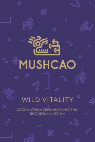 Kakao MUSHCAO z Kordycepsem - Wild Vitality (+Grzyby i Rośliny Witalne) 150 g