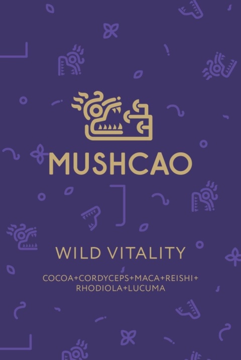 Kakao MUSHCAO z Kordycepsem - Wild Vitality (+Grzyby i Rośliny Witalne) 150 g