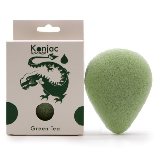 Naturalna Gąbka Konjac z Zieloną Herbatą – Ochronna