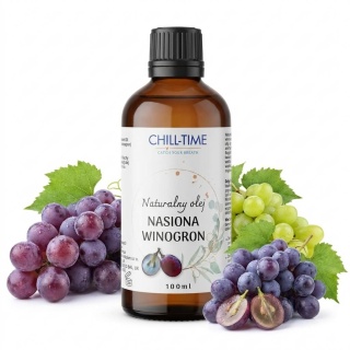 Olej Bazowy z Nasion Winogron 100 ml