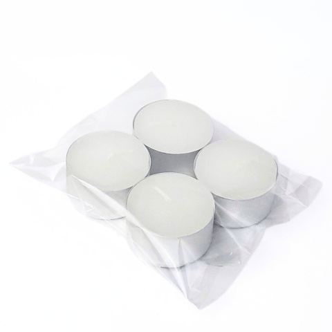 Podgrzewacze bezzapachowe Tealight 4 szt. ~8 h
