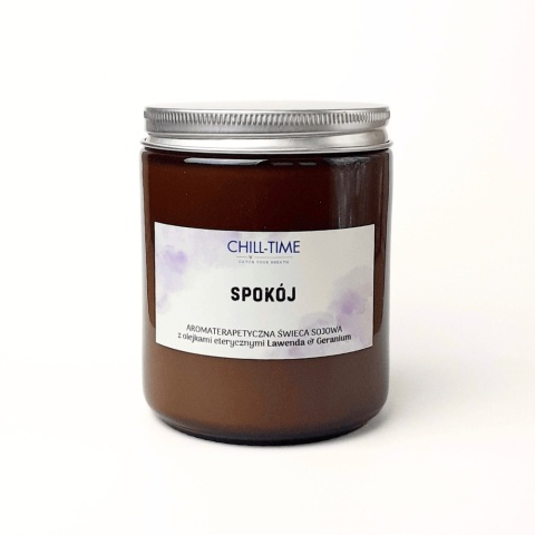 SPOKÓJ - Aromaterapeutyczna Świeca Sojowa 200 g