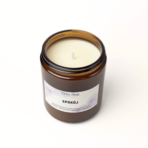 SPOKÓJ - Aromaterapeutyczna Świeca Sojowa 200 g