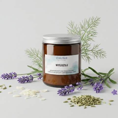 WYLUZUJ - Aromaterapeutyczna Świeca Sojowa 200 g