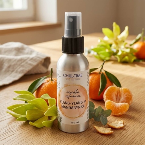 Ylang Ylang i Mandarynka - Naturalna Mgiełka Zapachowa do wnętrz i tkanin 100 ml