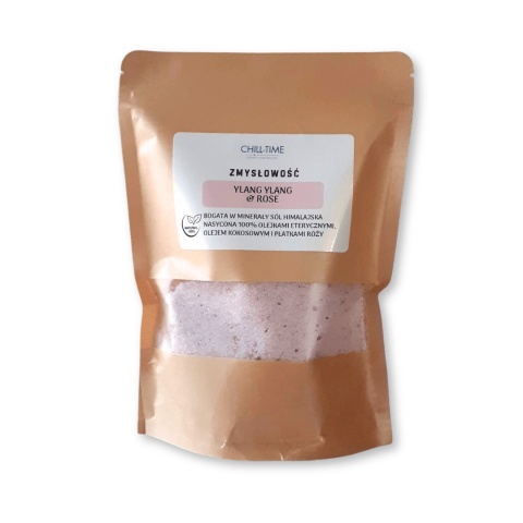 Zmysłowość - Ylang-ylang - Himalajska Sól Kąpielowa 500 g