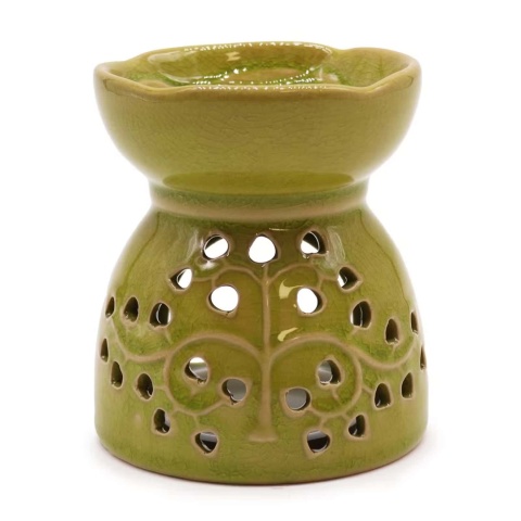 Ceramiczny Kominek Zapachowy Drzewo Życia - Limonka
